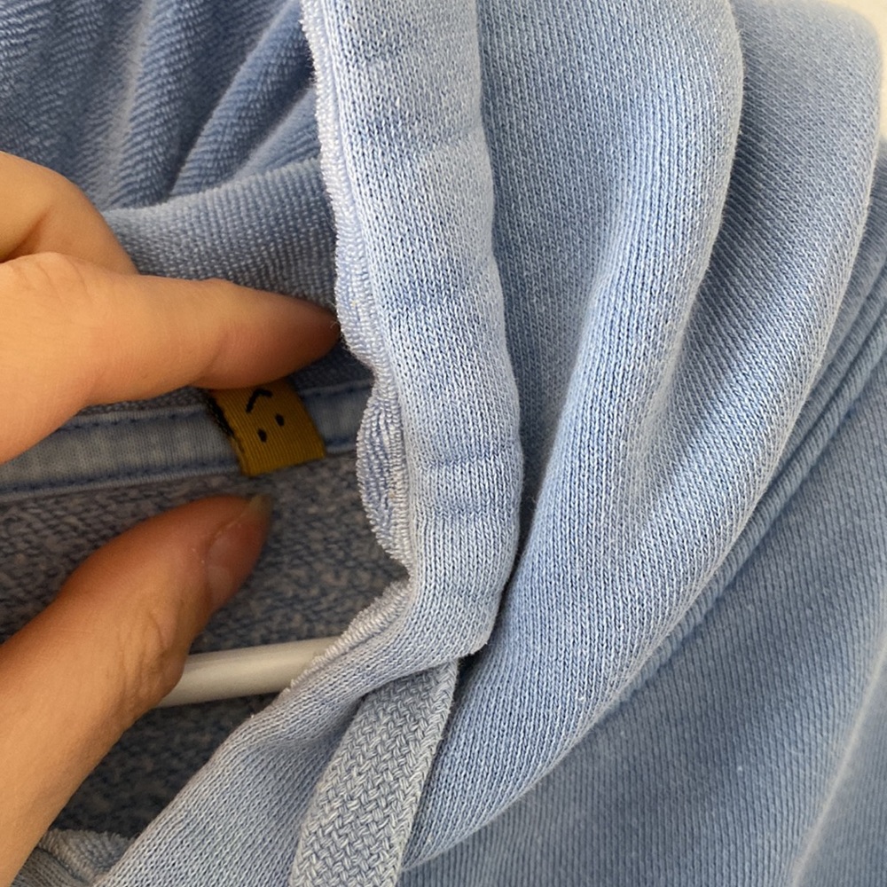 CRITICAL SLIDE BABY BLUE HOODIE - Picture 3 of 5